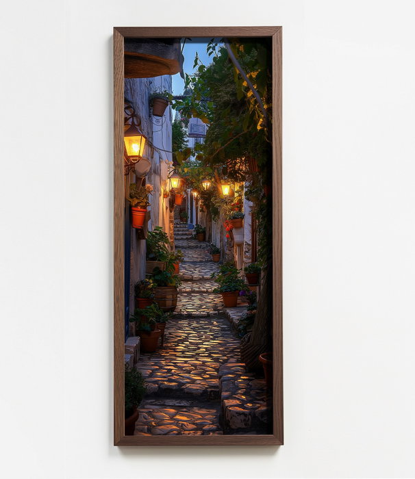 Wallity Pintura Decorativa en MDF con Marco Multicolor 40 x 120 cm Wallity Pintura Decorativa en MDF con Marco Multicolor 40 x 120 cm